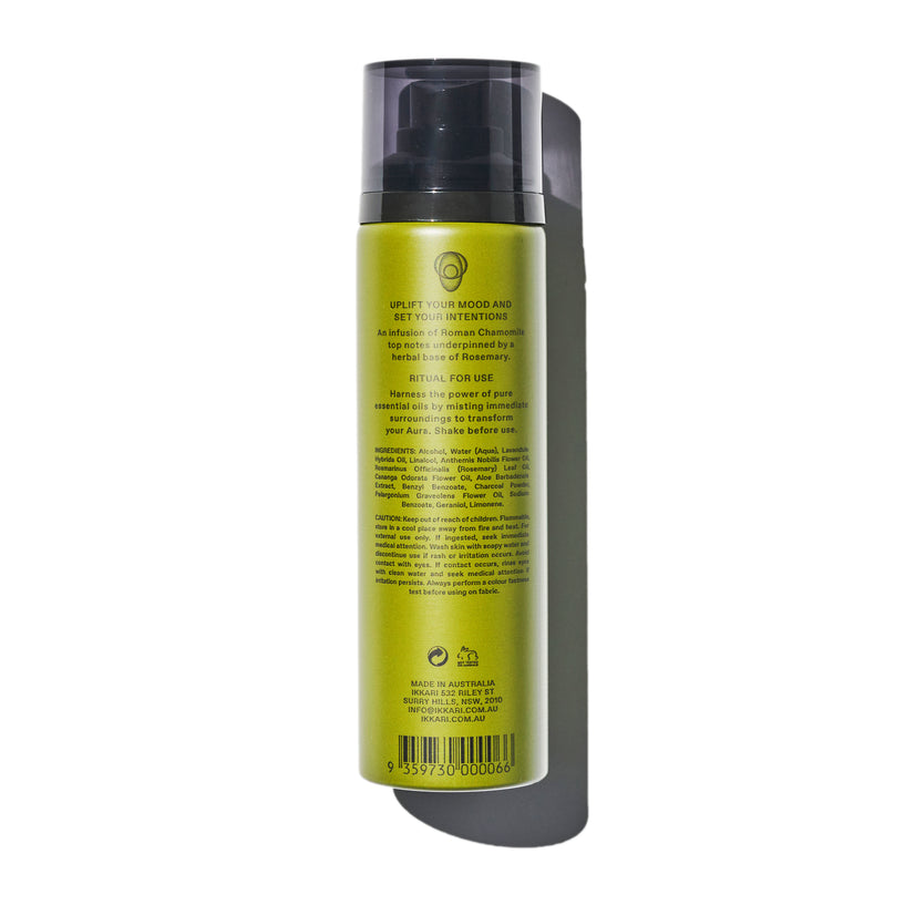 Aura Balancing Mist 100ml Roman Chamomile, Geranium, Rosemary