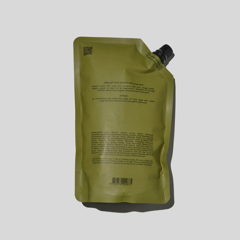 Refill The Ikarian Body Wash 500ml Clary Sage, Oakmoss, Cassis