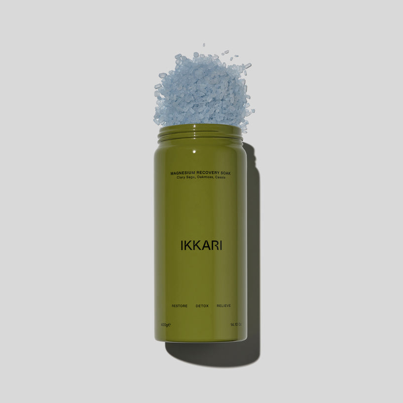 Magnesium Recovery Soak 400g Clary Sage, Oakmoss, Cassis