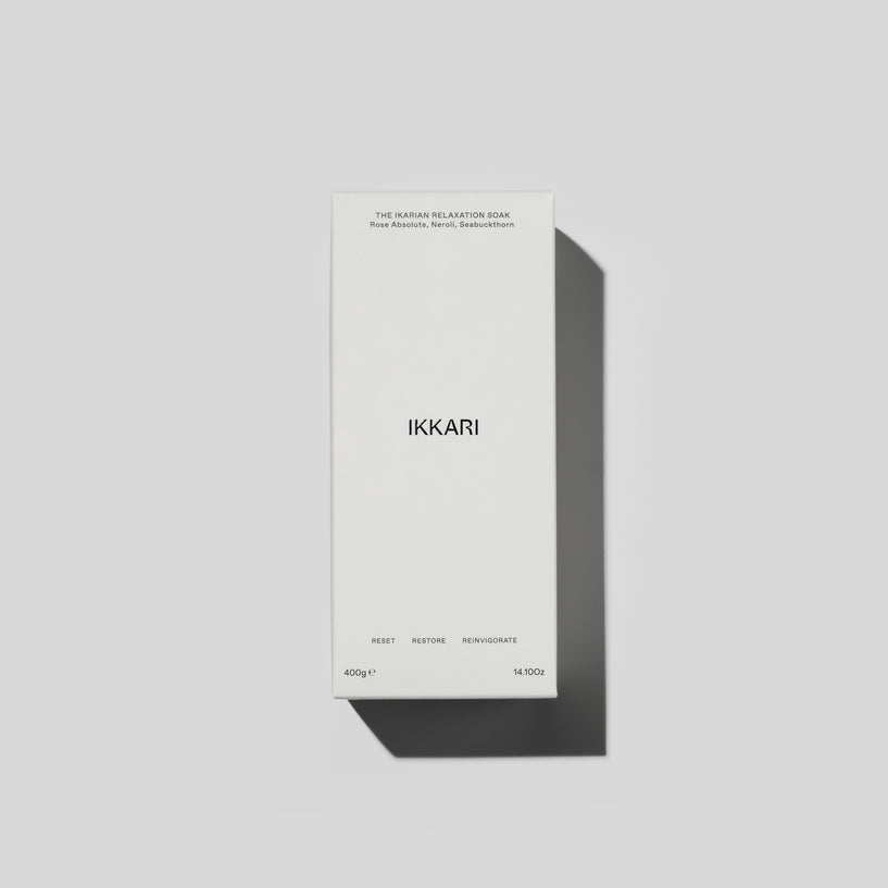 The Ikarian Relaxation Soak 400g Rose Absolute, Neroli, Seabuckthorn