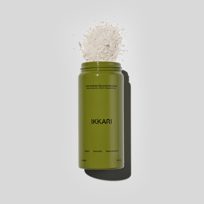 The Ikarian Relaxation Soak 400g Rose Absolute, Neroli, Seabuckthorn