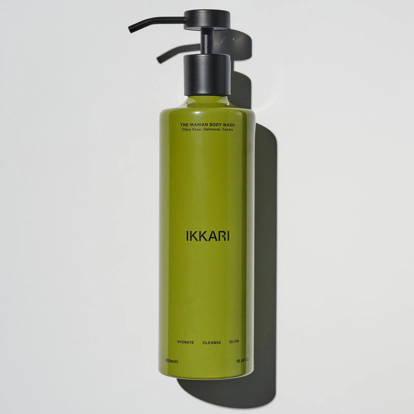 The Ikarian Body Wash 500ml Clary Sage, Oakmoss, Cassis