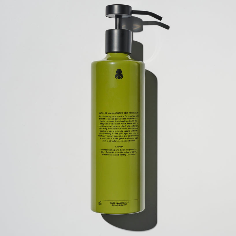 The Ikarian Body Wash 500ml Clary Sage, Oakmoss, Cassis