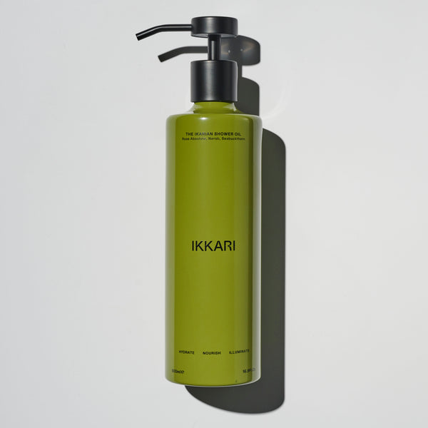 The Ikarian Shower Oil 500ml Rose Absolute, Neroli, Seabuckthorn