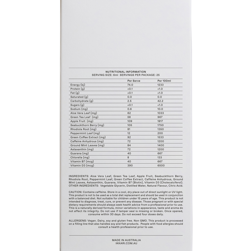 Vitality Tonic 150ml