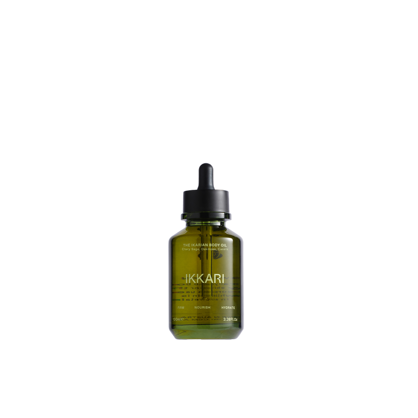 The Ikarian Body Oil 100ml Clary Sage, Oakmoss, Cassis