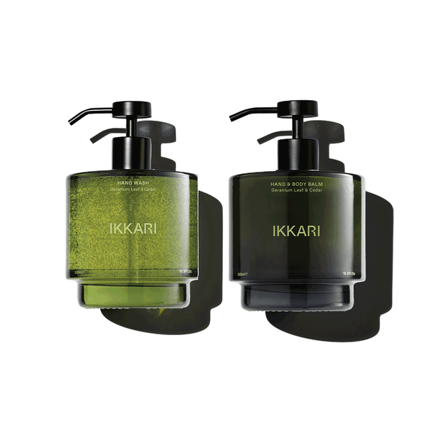 The Apothecary Geranium Leaf & Cedar Hand Duo