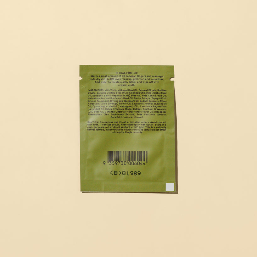 Sample Sachet Clear Skin Cleansing Oil