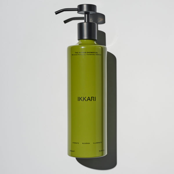 The Ikarian Shower Oil 500ml Mor Rmary, Cardamom, Oakmoss