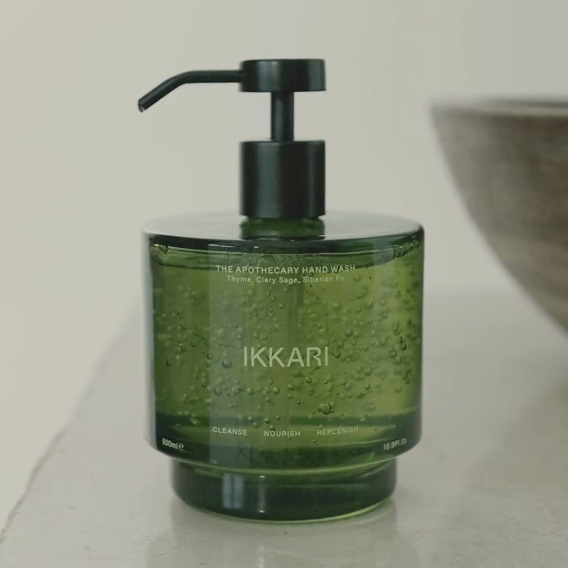 Thyme, Clary Sage, Siberian Fir Natural Luxury Hand Wash – IKKARI